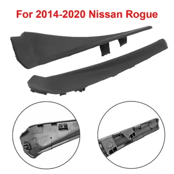 2 шт. для Nissan X-Trail Rogue 2014-2018, автомобильный передний стеклоочиститель, Боковая накладка, передний рычаг стеклоочистителя, капот, легкий