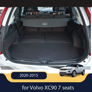 Хорошее качество! Полный комплект автомобильных ковриков для багажника Volvo XC90 на 7 мест 2020-2015 водонепроницаемые ковры для багажника коврики для грузового лайнера для XC90 2019